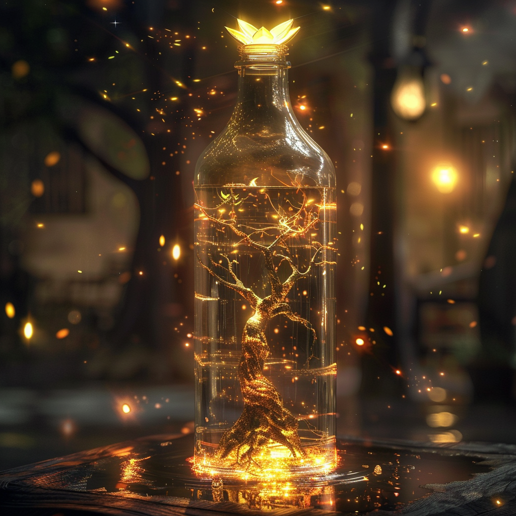 buylifemall A glowing mystical tree inside a glass bottle fil 77bd2c72 9efd 473f 9791 98ad6d799ee0 2