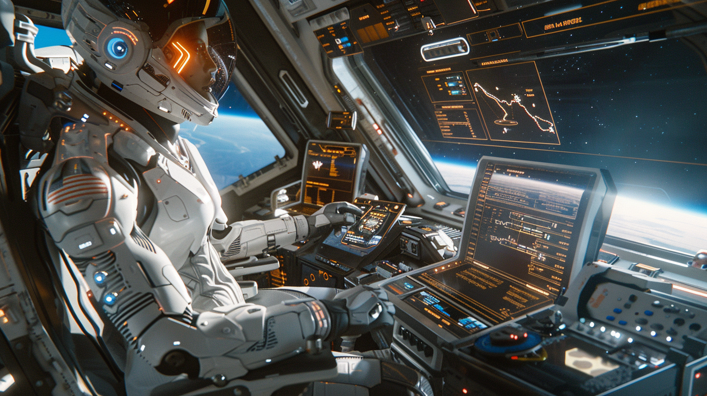 buylifemall The interior of a futuristic space station with sle f7698853 a210 4a82 929b a3070c7f507c